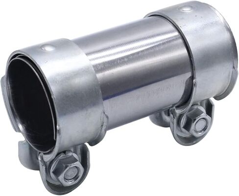 1 قطعة SHLPDFM ماسورة من الفولاذ المقاوم للصدأ موصل العالمي نظام العادم المشابك 50x125mm يناسب لشركة فولكس فاجن أودي مقعد mb سكودا فورد مزدوجة المشابك in Kuwait
