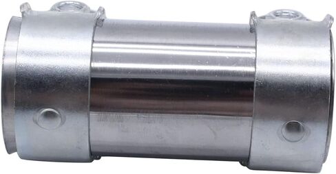 1 قطعة SHLPDFM ماسورة من الفولاذ المقاوم للصدأ موصل العالمي نظام العادم المشابك 50x125mm يناسب لشركة فولكس فاجن أودي مقعد mb سكودا فورد مزدوجة المشابك in Kuwait