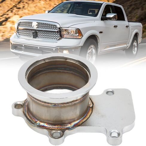 استبدال Cummins Holset WH1C HX35، HX35W، HX40 محول شفة توربو، 5 مسامير إلى شريط V، سبائك فولاذية، مع 5 فتحات لشفة توربينات السيارات in Kuwait