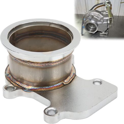 استبدال Cummins Holset WH1C HX35، HX35W، HX40 محول شفة توربو، 5 مسامير إلى شريط V، سبائك فولاذية، مع 5 فتحات لشفة توربينات السيارات in Kuwait
