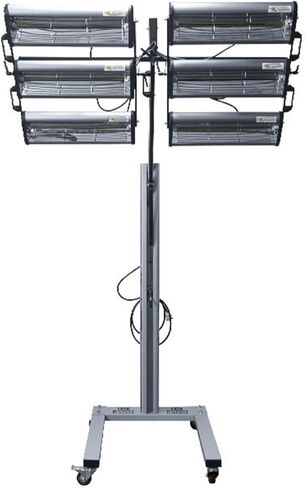 Paint Curing Lamp 6000W - Shortwave Infrared Paint Drying Heater for Car Repair & Care, Efficient Paint Curing & Drying Light for Automotive Applications, N in Saudi Arabia