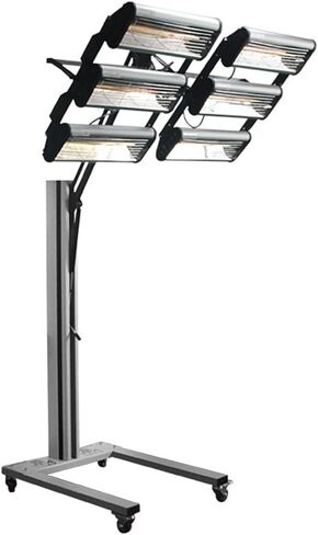 Paint Curing Lamp 6000W - Shortwave Infrared Paint Drying Heater for Car Repair & Care, Efficient Paint Curing & Drying Light for Automotive Applications, N in Saudi Arabia