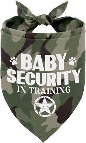 Dog Bandana, Emotional Support Animal Dog Bandana, Dog Scarf Classical White Printing, Dog Scarf Accessories, Dog Bandana Pet Scarf, ESA Pet Scarf, Pet Scarf Accessories, Dog Bandana Gift (I22) in Saudi Arabia