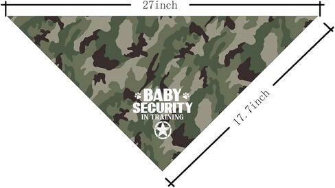 Dog Bandana, Emotional Support Animal Dog Bandana, Dog Scarf Classical White Printing, Dog Scarf Accessories, Dog Bandana Pet Scarf, ESA Pet Scarf, Pet Scarf Accessories, Dog Bandana Gift (I22) in Saudi Arabia