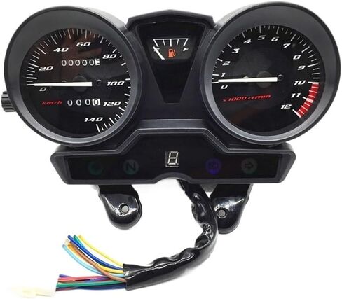 عداد سرعة لدرجة نارية مقياس سرعة الدوران دراجة نارية مقياس سرعة الدوران ل YBR125 JYM125 YBR125K متر مقياس موتو تاش أداة مزدوجة مقياس سرعة الدوران لوحة in Saudi Arabia