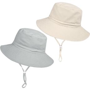 Women Wide Brimmed Sun Hat,Summer Foldable Beach Bucket Hat with UV Protection for Women Young Girls