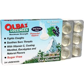 Olbas Sugar Free Cough Drops Lozenges, 24 Count (Pack of 2)