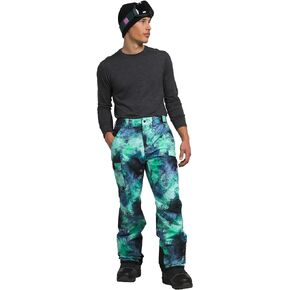 THE NORTH FACE Men's Freedom Snowpant, Icecap Blue Faded Dye Camo Print, Large Regular