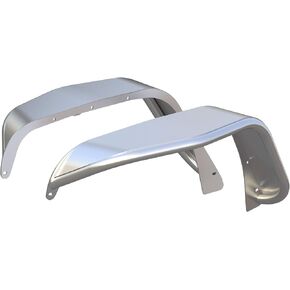 ARIES 1500202 Paintable Raw Aluminum Front Jeep Wrangler JK Fender Flares