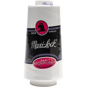 American & Efird Maxi-Lock Cone Thread, 3000-Yard, White