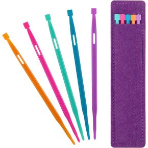 5pcs That Purple Thang Sewing Tools with Bag, Multifunctional Sewing Accessories for Sewing Craft Projects, Quilting Supplies for Sewing Kit Projects Use (5 Color)
