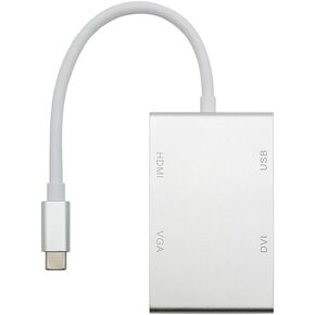 axGear USB-C to HDMI/DVI/VGA External Graphics Video Card Adapter USB 3.0 4K x 2K