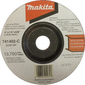 Makita 741402-C-25 4-Inch Grinding Wheel, 25-Pack