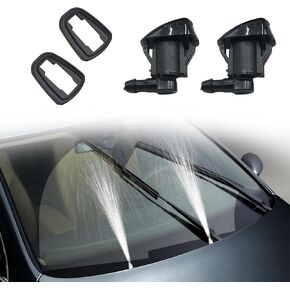 فوهة رش غسالة الزجاج الأمامي Fioqe متوافقة مع Toyota Sienna 2004-2010 Corolla 2005-2012 Solara 2004-2008 Tundra 2000-2005 MPN 85381-AE020 in Kuwait