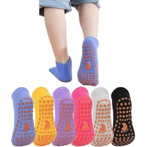 6 أزواج من الجوارب غير القابلة للانزلاق للأطفال، جوارب مضادة للانزلاق للكاحل، جوارب للأطفال للأولاد والبنات (صغير) in Kuwait