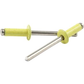 Allstar Performance ALL18128 Black 1/4' to 3/8' Grip Range Small Head Rivet with Aluminum Mandrel, (Pack of 250)