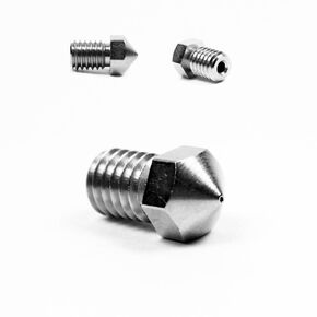 Micro Swiss Plated Wear Resistant Nozzle RepRap - M6 Thread 1.75mm V6 Compatible .8mm