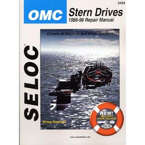 Sierra International Seloc Manual 18-03404 Omc Cobra Stern Drives Repair 1986-1998 Engine & Drive Systems