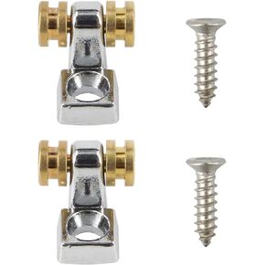 Domofa Roller Guitar String Guides String Retainers Trees for Strat Tele Style Electric Guitar Parts Replacement (Set of 2)