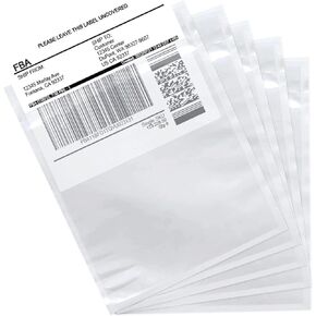 200 Pcs-7.5x5.5 Packing List Mailing Envelopes Shipping Envelopes Packing List Clear Adhesive Shipping label sleeves Shipping Supplies for Small Businesses