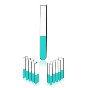 LABINVO 16ml Glass Round Bottom Test Tubes, Thickness 1.0-1.2, 16x150mm, Pack of 20, IN-TTG16