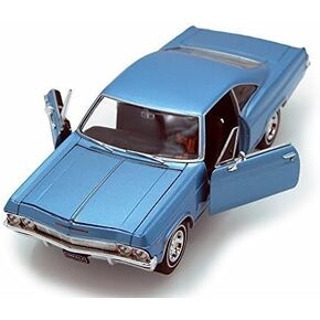 Welly 1965 Chevy Impala SS396 1/24 Scale Diecast Model Car Blue by Welly