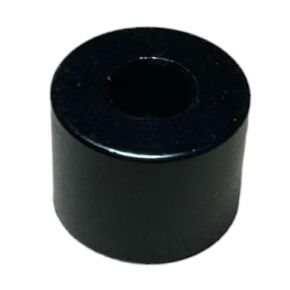Aluminum Spacer Black 5/8" OD x 1/4" ID x Choose Your Length, Round Spacer Unthreaded Standoff Bushing Plain Finish, Fits Screws Bolts 1/4" or M6 by Metal Spacers Online (1/2" Length, 10 Pack)