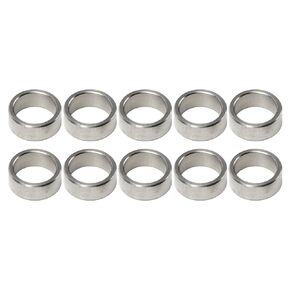 10 Pcs Stainless Steel Washer Spacer Kit 15mm OD x 12mm ID x 2mm/4mm/6mm/8mm/12mm Length Round Metal Spacers(12mm)