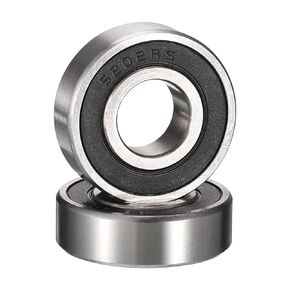HiPicco 3202-2RS/5202-2RS Angular Contact Bearings, ID 15mm x OD 35mm x Width 15.9mm Double Rubber Sealed Ball Bearings, Pre-Lubricated (GCr15) Chrome Steel 2pcs