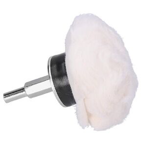YWBL-WH Mushroom Type Polishing Buffing Wheel Buffing Pad Kits Wheel Shaped Polishing Tool Car Buffer Polisher Kit for Drill Buffer Attachment
