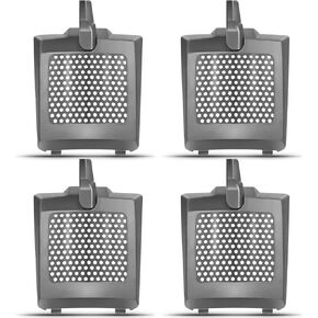 HASMX 4-Pack 833954 841708 Vacuum Cleaner Hepa Exhaust Replacement Filter Cover Door for Super Coach Pro 10, Super Coach Pro 6,ProTeam Backpack 107303, 107310