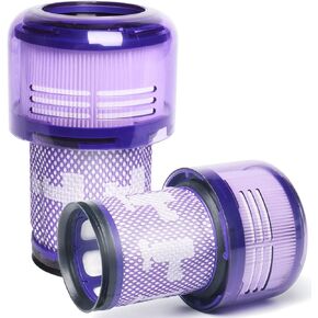 2 Pack V11 Filter Replacement for Dyson V11 Torque Drive V11 Animal V11 Complete V11 Extra V15 Detect V15s Detect Submarine Vacuums, Replace Part # 970013-02