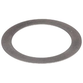 1075 Spring Steel Round Shim, Unpolished (Mill) Finish, H08 Temper, AMS 5120H/QQ-S-700, 0.032" Thickness, 0.17" ID, 0.249" OD (Pack of 25)