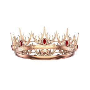 S SNUOY Black Crowns for Women Evil Eye Crown of Thorns Gothic Tiaras and Crowns Black Men Crown Party Headpiece for Halloween Cosplay