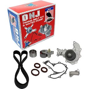 DNJ TBK353WP Timing Belt Kit with Water Pump/For 1998-2004 / Acura, Honda, Isuzu/Amigo, Axiom, Passport, Rodeo, Rodeo Sport, SLX, Trooper, VehiCROSS / 3.2L, 3.5L / DOHC / V6 / 24V / 3165cc, 3475cc
