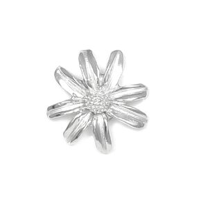 Pewter Daisy Flower Scarf Pin - Gift Packaged for Daisy Flower Lovers - Magnetic Back Closure No holes in Clothes - Handcrafted in USA (Shipped Amazon Prime)
