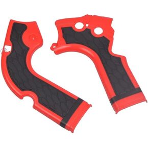 Universal Motocross Dirt Bike Red Frame Guard for Honda CRF250R CRF450R CRF 250 450 R 2013-2016 Protector Guard (Red-Black), 57114-0000