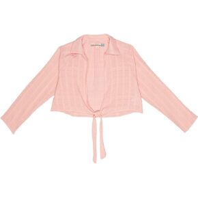 VINTAGE HAVANA Girl's Front Collar Top (Little Kids/Big Kids)
