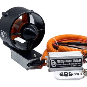 TD6E Underwater Thruster 24V 7KG Thrust 408W Brushless Motor Electric Surfing Fin for Kayak Fishing Boat Paddle Board Underwater Propulsion Package