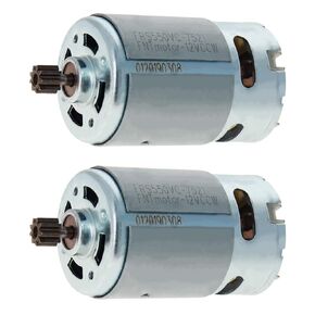 Fielect 550 Electric Motor 12 Teeth 12V Motor Gear Motor Gearbox Accessories for Power Wheels Kids Electric Cars Children Ride On Car Replacement Parts