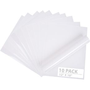 VINYL FROG Heat Transfer Vinyl HTV Vinyl Bundle- 10 Precut Sheets 12"x10" Maroon Iron on Vinyl for T-Shirts, Heat Press Vinyl for DIY Craft Designs