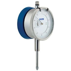 Fowler 52-520-485-0 Dial Indicator with Magnetic Back, 1" Travel, White Dial