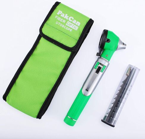 منظار الأذن التشخيصي الطبي من الألياف الضوئية بحجم الجيب الصغير من Pakcan مع ضوء (أخضر) in Kuwait