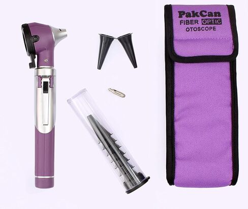 Compact Pocket Size Fiber Optic Medical Diagnostic Ear Otoscope with Light (Blue) in Saudi Arabia