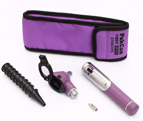 Compact Pocket Size Fiber Optic Medical Diagnostic Ear Otoscope with Light (Blue) in Saudi Arabia