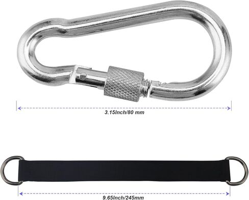 MAHIONG 4 قطع 3.54 بوصة عجلة بكرة كابل الصالة الرياضية مع 4 أشرطة تعليق و4 خطاف كبس، عجلة جر تدور 360 درجة قابلة للفصل بشكل سلس، نظام بكرة رفع بكرة كتلة للرافعات، مشاريع منزلية ذاتية الصنع in Kuwait