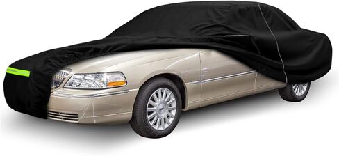 Waterproof Car Cover Replace for 1998-2011 Lincoln Town Car, Old Classic Car Covers with Zipper Door for Snow Rain Sun Dust Protection(L FN145 Executive,Signature Limited,Design,Ultimate Signature L) in Saudi Arabia