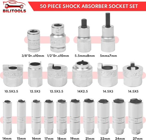 BILITOOLS Strut Spreader Tool, 2 Piece Suspension Tool Compatible with VW, Audi, BMW, Mini, Ford, Renault, ect. in Saudi Arabia