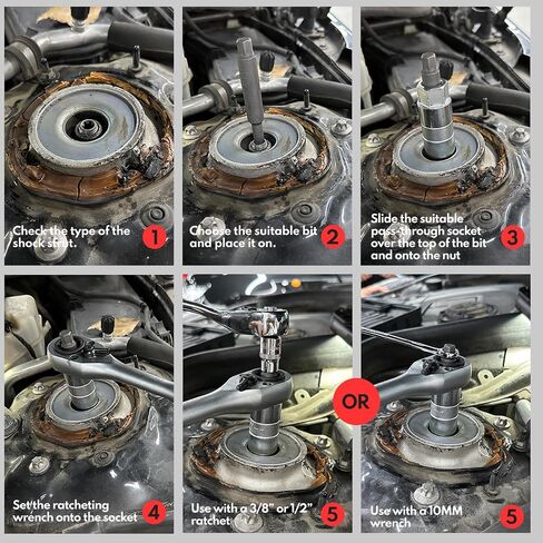 BILITOOLS Strut Spreader Tool, 2 Piece Suspension Tool Compatible with VW, Audi, BMW, Mini, Ford, Renault, ect. in Saudi Arabia