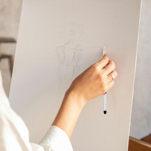 Artist Blending Sponge Pen, Double Headed Washable Sketch Rubbing Sponge Brush Sketch Wipe Drawing Blender Tool for Artist Student Sketch Drawing Correcting Lightening Highlight(4 PCS) in Kuwait